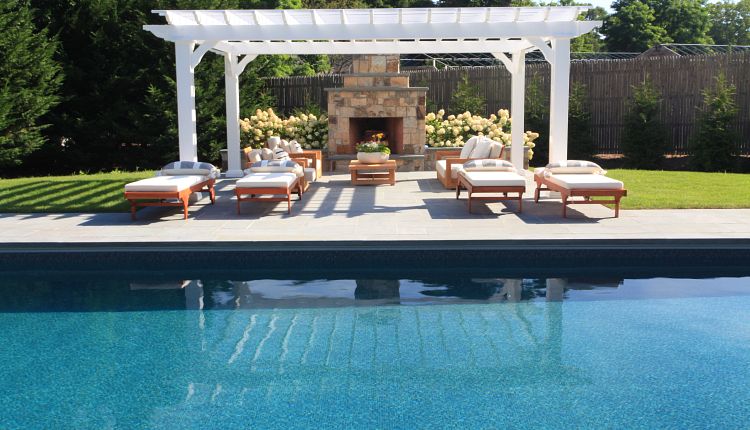 swimming pool pergola