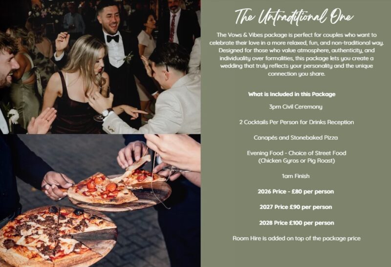 Food, drink, and atmosphere